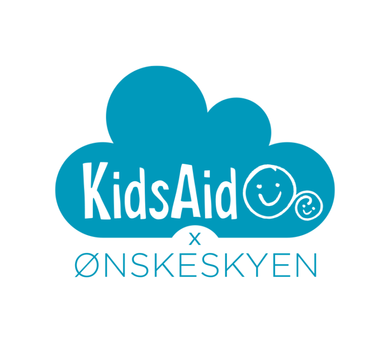 kids aid x ønskeskyen logo