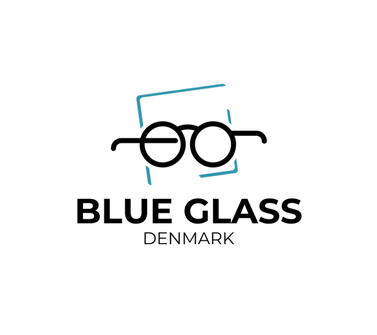 blue glass logo